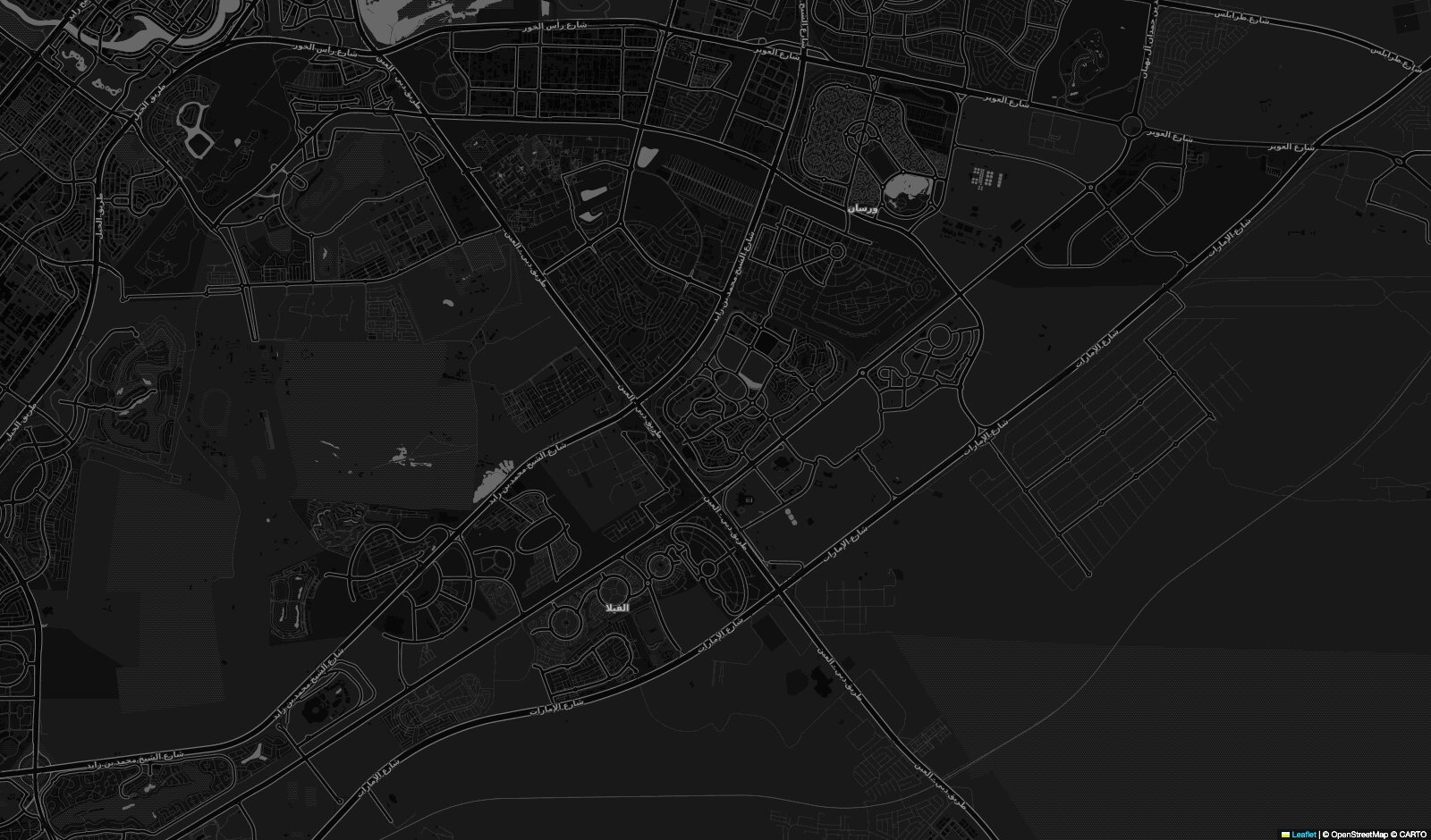 Map showing the Element8 office at Dubai Silicon Oasis