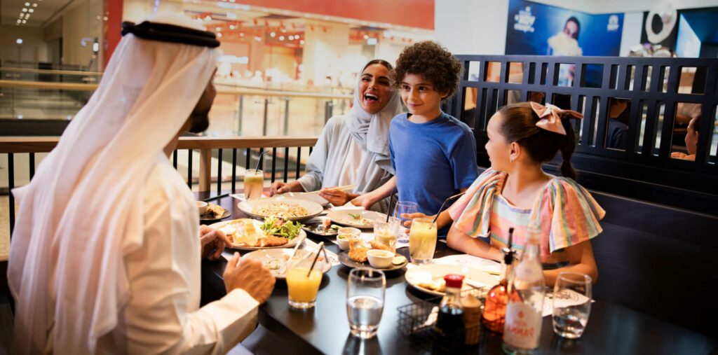 Reem Mall Abu Dhabi website designed by Element8 with bilingual interactive wayfinding