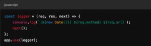use middleware in node.js