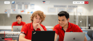 home page design of dwight school