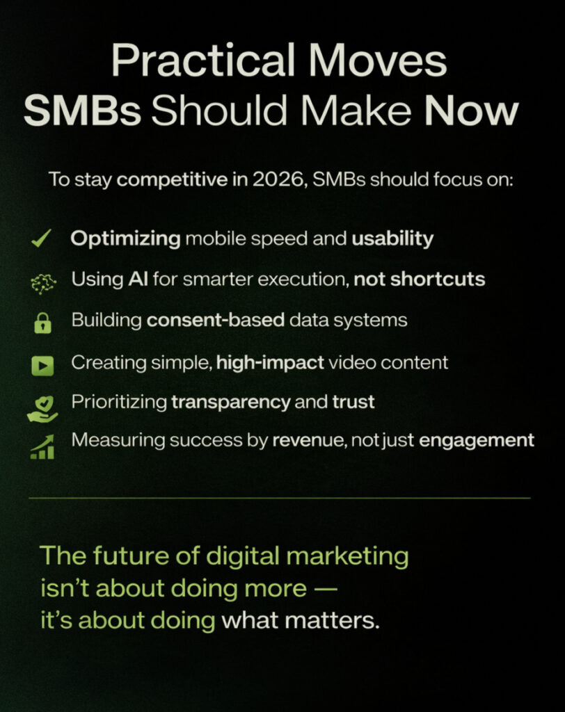 Modern digital marketing strategy framework for small and medium businesses